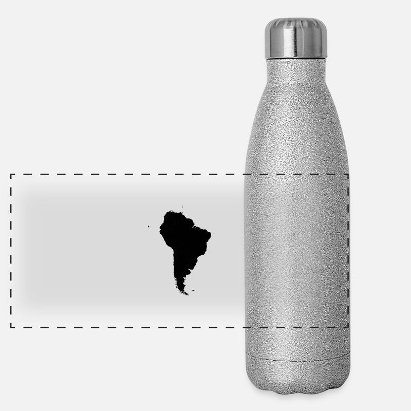 Amérique du Sud Gourde isotherme panoramique pailletée 500 ml
