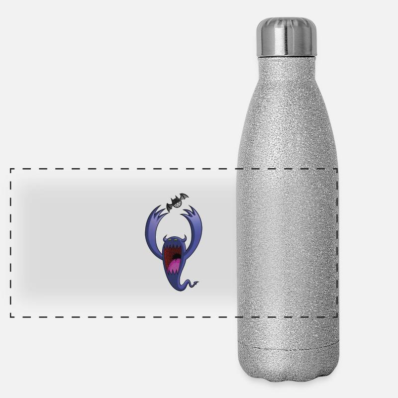 Playing Panoramic Glitter Thermal Bottle 500 ml