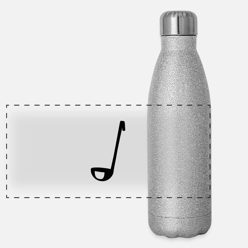 Kochen Panorama Glitzer Isolierflasche 500 ml