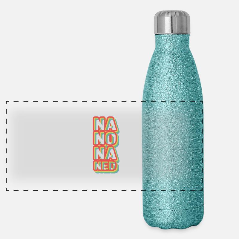 NaNoNaNEd Gourde isotherme panoramique pailletée 500 ml