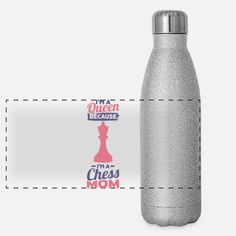 Chess Mother Panoramic Glitter Thermal Bottle 500 ml