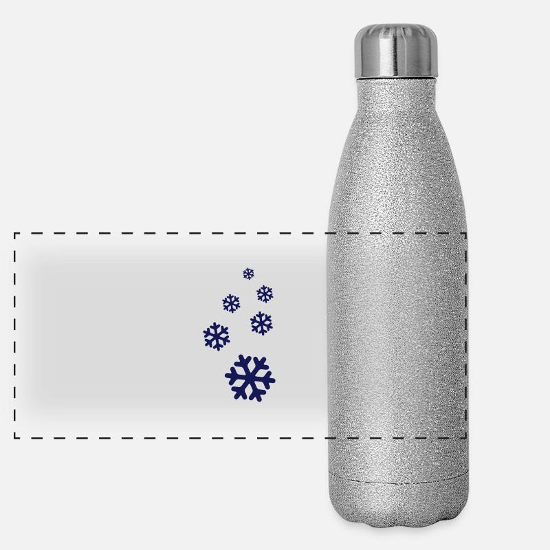 schneeflocken_f1 Panoramic Glitter Thermal Bottle 500 ml