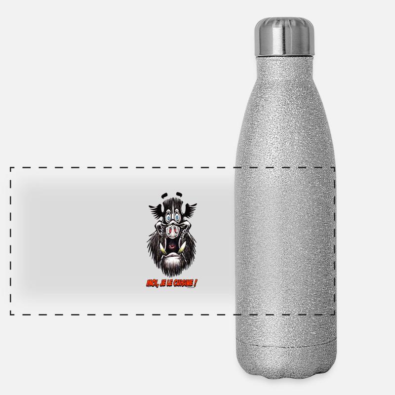 Tablier SANGLIER "Moi, Je Le Cuisine ! (2)" Gourde isotherme panoramique pailletée 500 ml