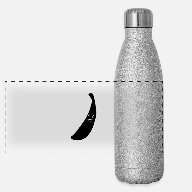 funny_banana_02 Panorama Glitzer Isolierflasche 500 ml
