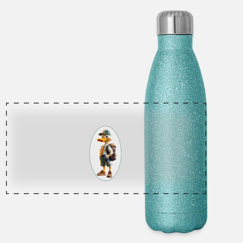 Ente Panorama Glitzer Isolierflasche 500 ml
