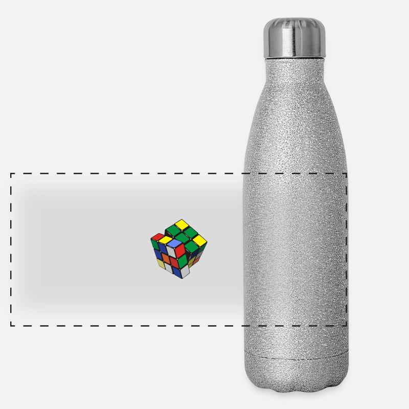 Dés Gourde isotherme panoramique pailletée 500 ml
