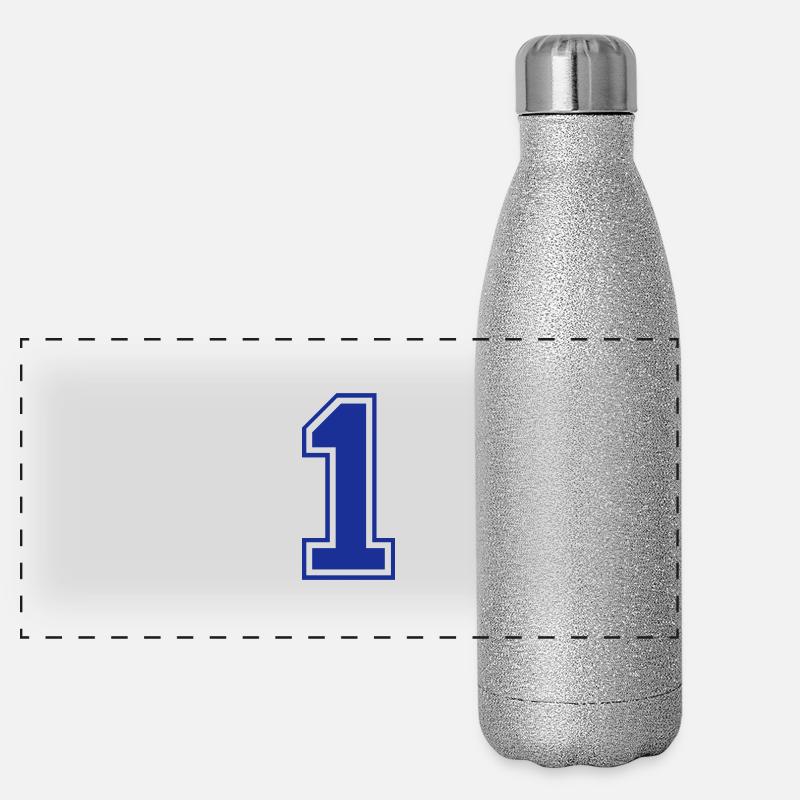 nombre - 1 Gourde isotherme panoramique pailletée 500 ml