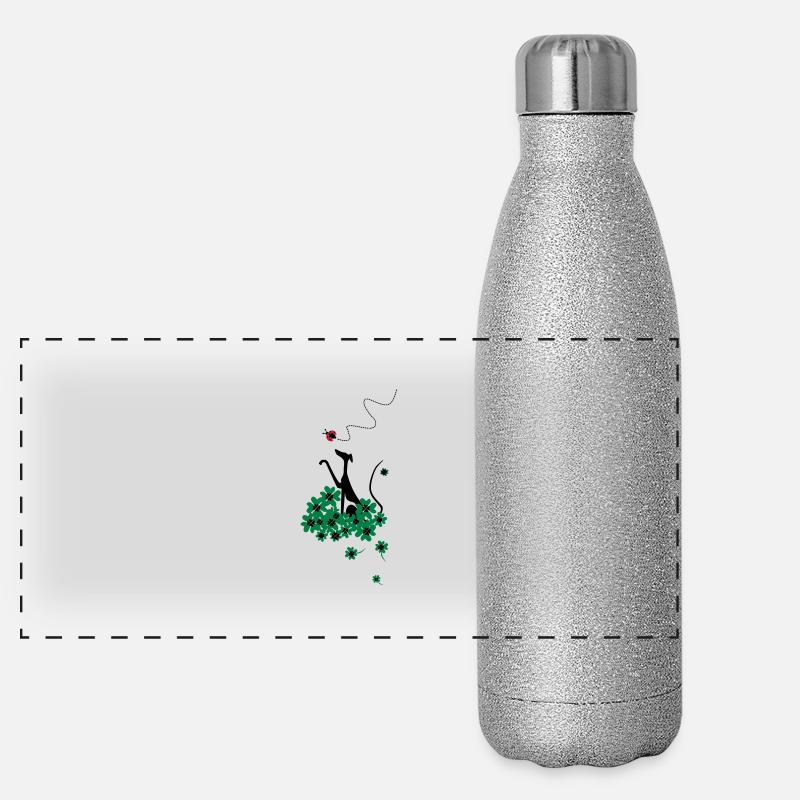 porte-bonheur Gourde isotherme panoramique pailletée 500 ml