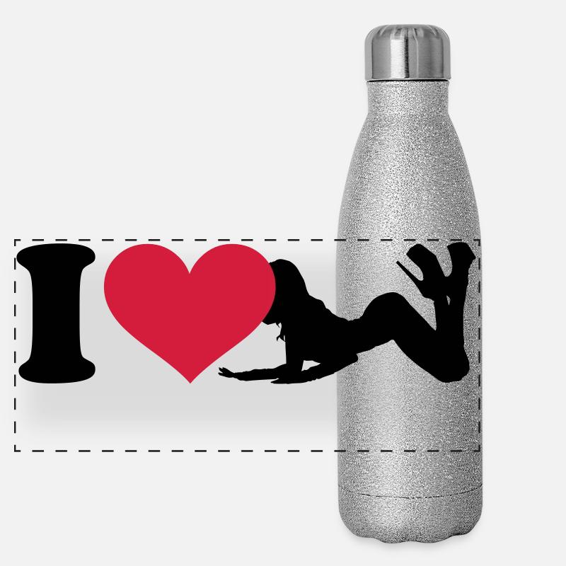 sexy Panoramic Glitter Thermal Bottle 500 ml