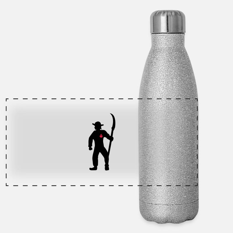 peasant farmer farmer from Vendée Panoramic Glitter Thermal Bottle 500 ml