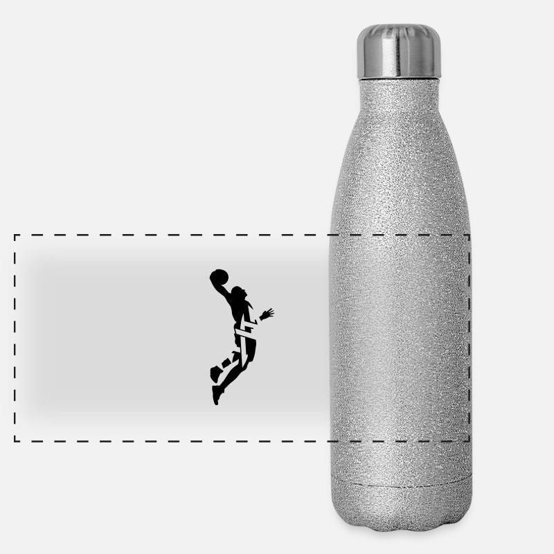 basketball Gourde isotherme panoramique pailletée 500 ml