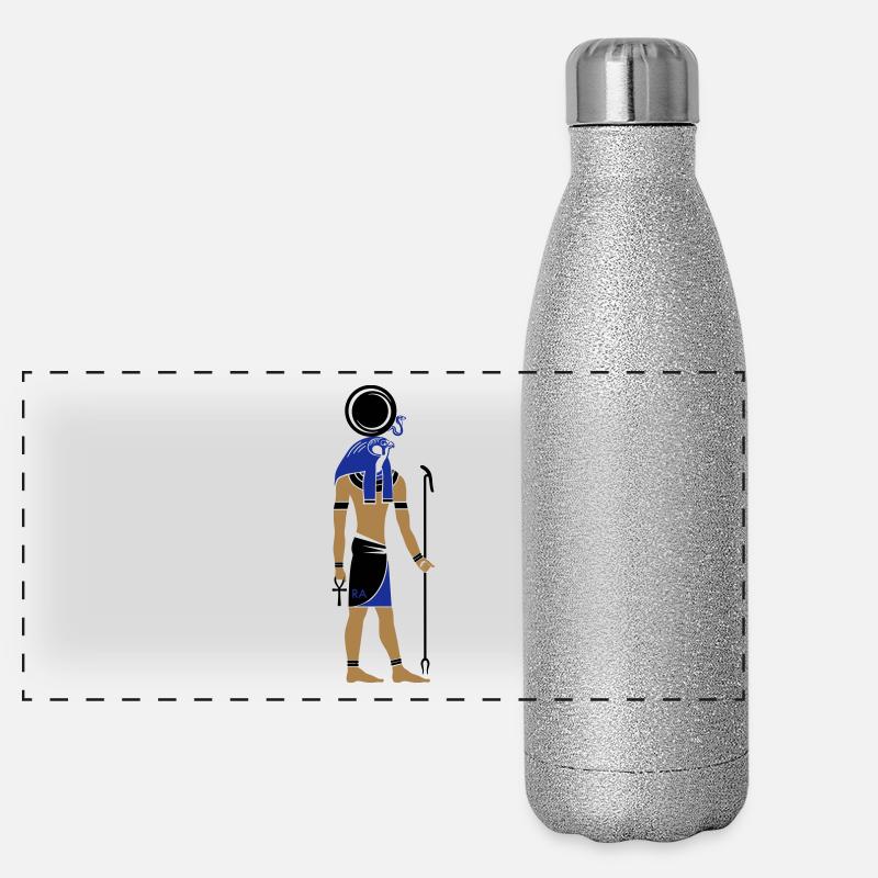 RA Dieu de l'Egypte Gourde isotherme panoramique pailletée 500 ml