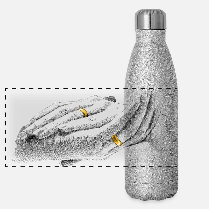 Wedding Panoramic Glitter Thermal Bottle 500 ml