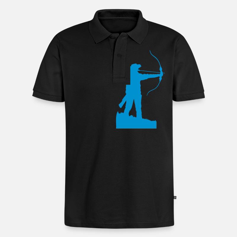 Bowmen - Polo bio Premium Homme - noir