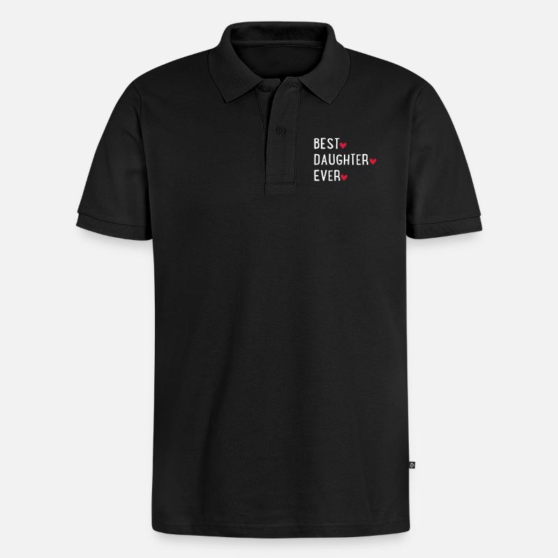 Fille - Polo bio Premium Homme - noir