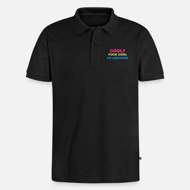 Cool - Polo bio Premium Homme - noir