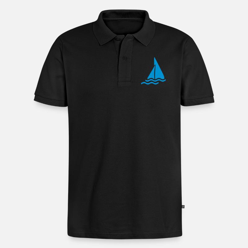 Bateau - Polo bio Premium Homme - noir
