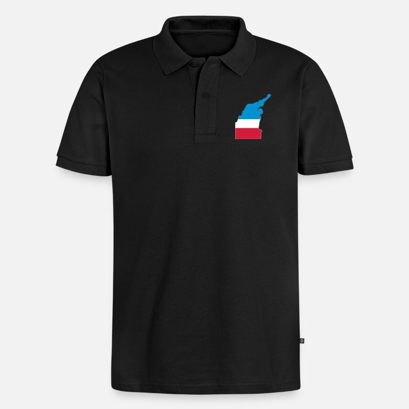 Matrosendenkmal - Männer Premium Bio Polo Shirt - Schwarz