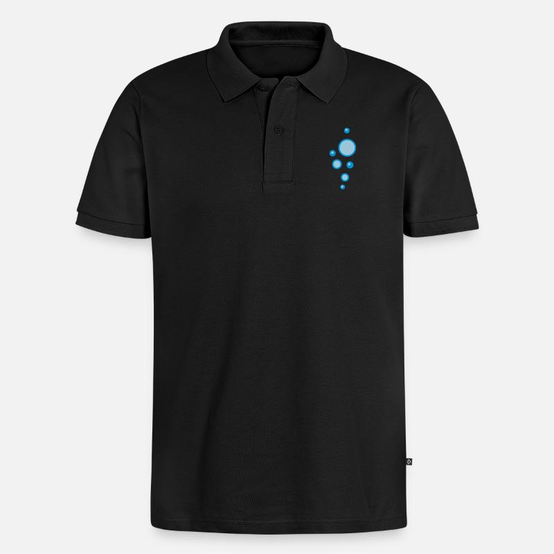 Bubbles - Polo bio Premium Homme - noir