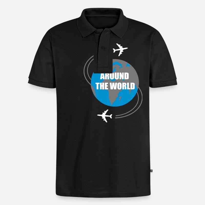 Voyage - Polo bio Premium Homme - noir