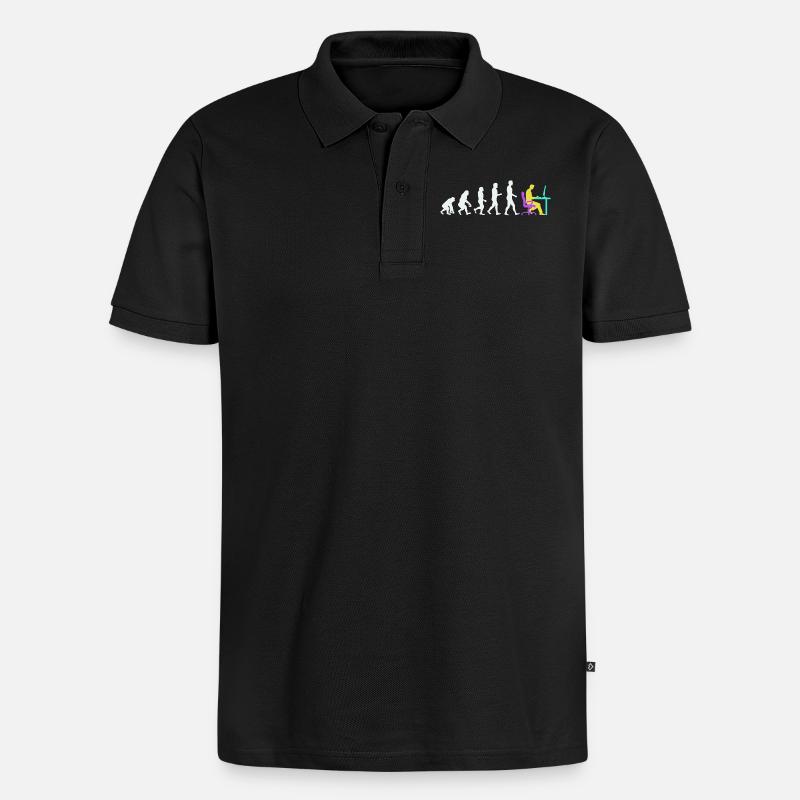 Développeur Evolution Computergeek Open Source - Polo bio Premium Homme - noir