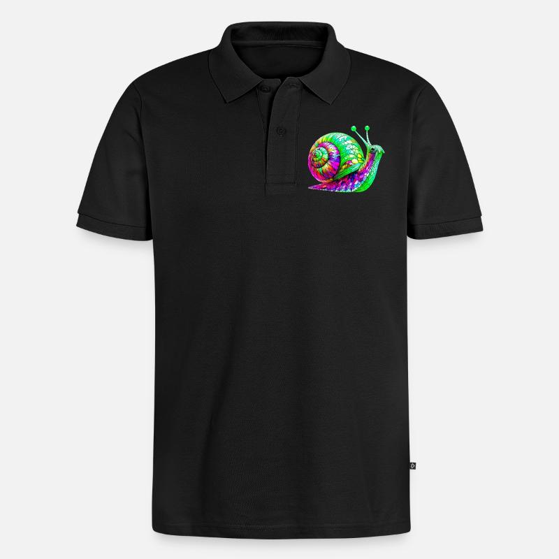 Escargot - Polo bio Premium Homme - noir