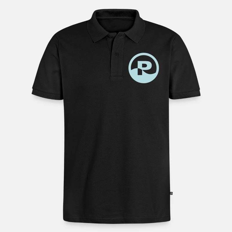 Pool - Männer Premium Bio Polo Shirt - Schwarz