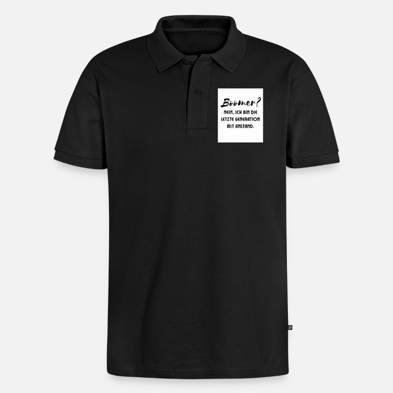 Génération avec style - Polo bio Premium Homme - noir