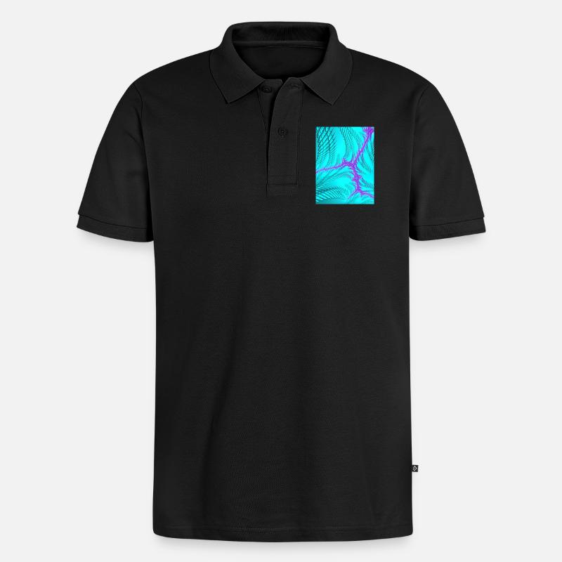 Blitz - Männer Premium Bio Polo Shirt - Schwarz