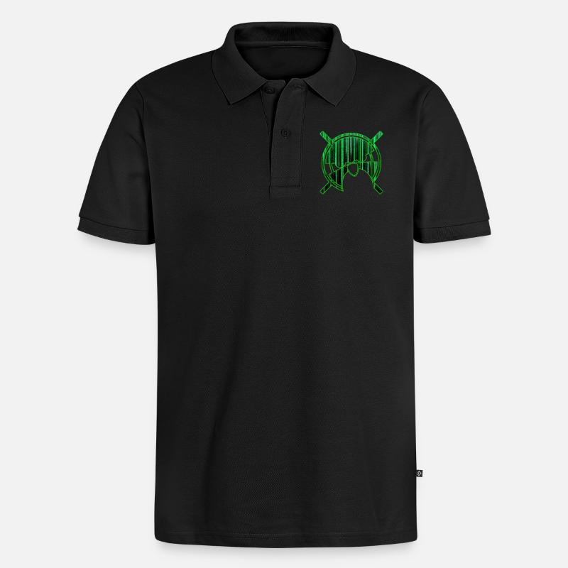 linux-Geek - Polo bio Premium Homme - noir