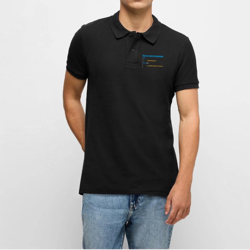 Programmer, Software, Computer Science, Developer Men's Premium Organic Polo Shirt