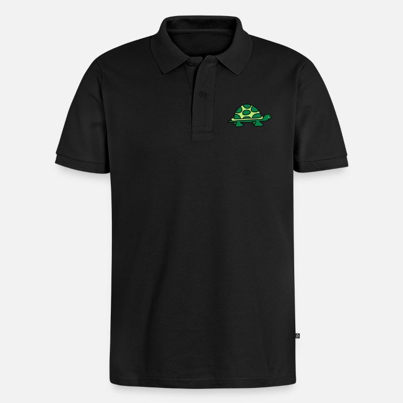 turtle - Polo bio Premium Homme - noir