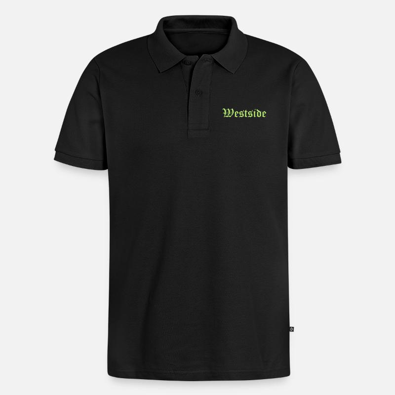 westside - Polo bio Premium Homme - noir