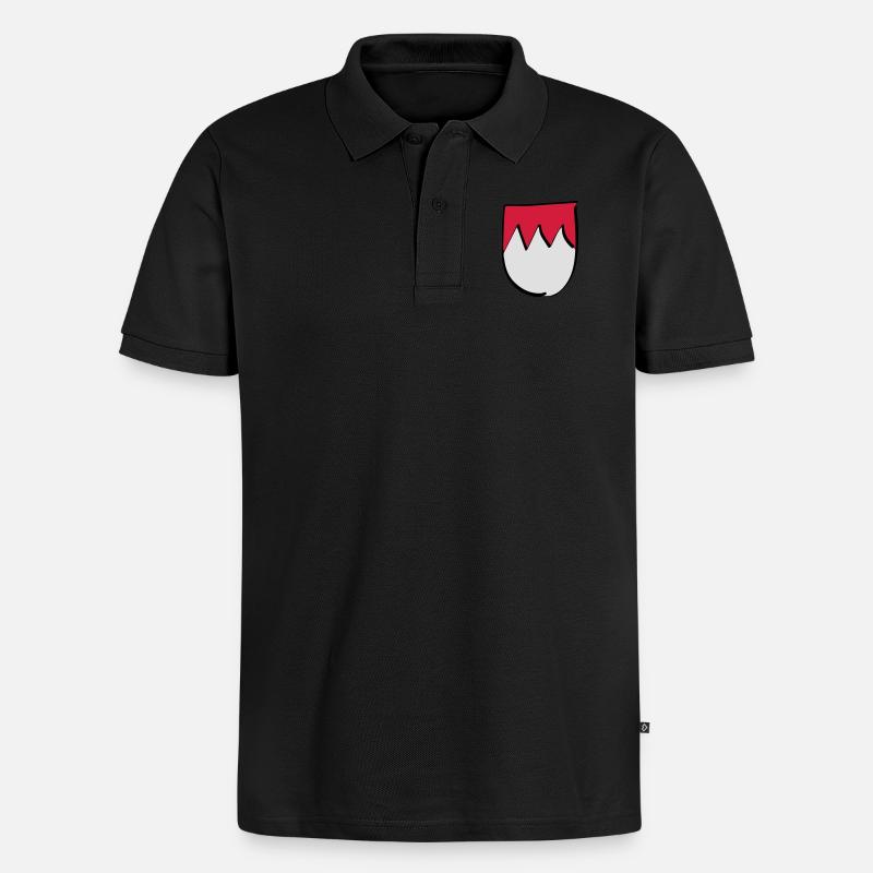 Frankenrechen - Männer Premium Bio Polo Shirt - Schwarz