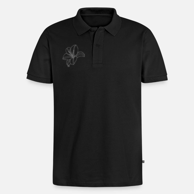 Lys - Polo bio Premium Homme - noir