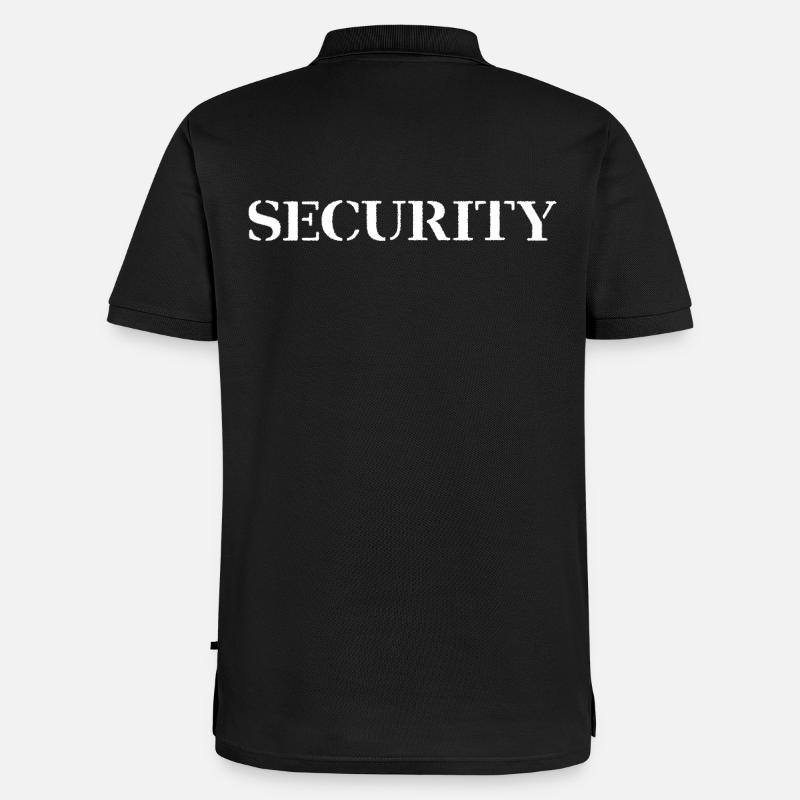 Security - Polo bio Premium Homme - noir