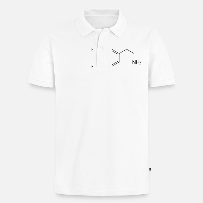 dopamine - Polo bio Premium Homme - blanc