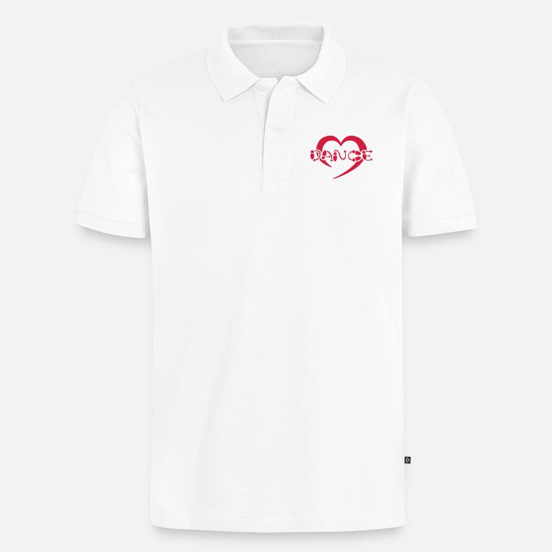 Danse copieux - Polo bio Premium Homme - blanc