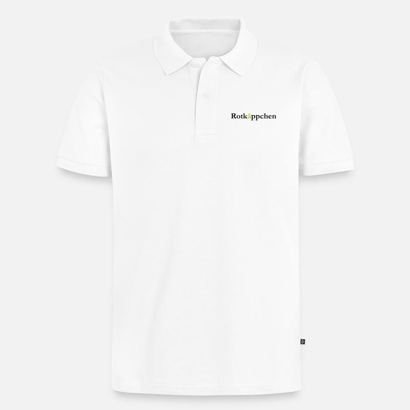 Rotkäppchen - Männer Premium Bio Polo Shirt - Weiß