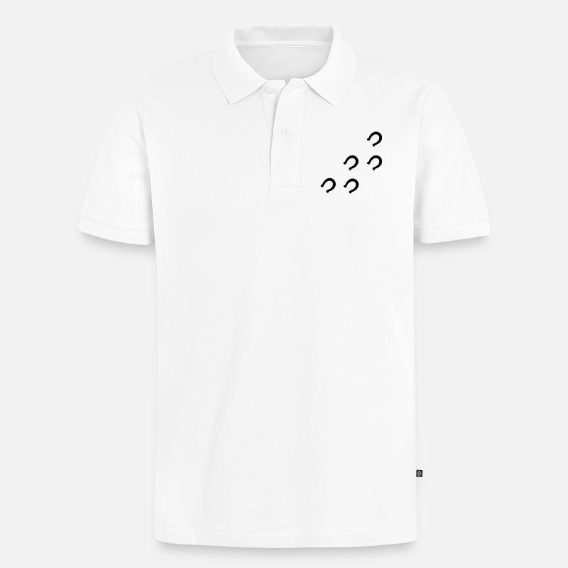 Fer à cheval - Polo bio Premium Homme - blanc