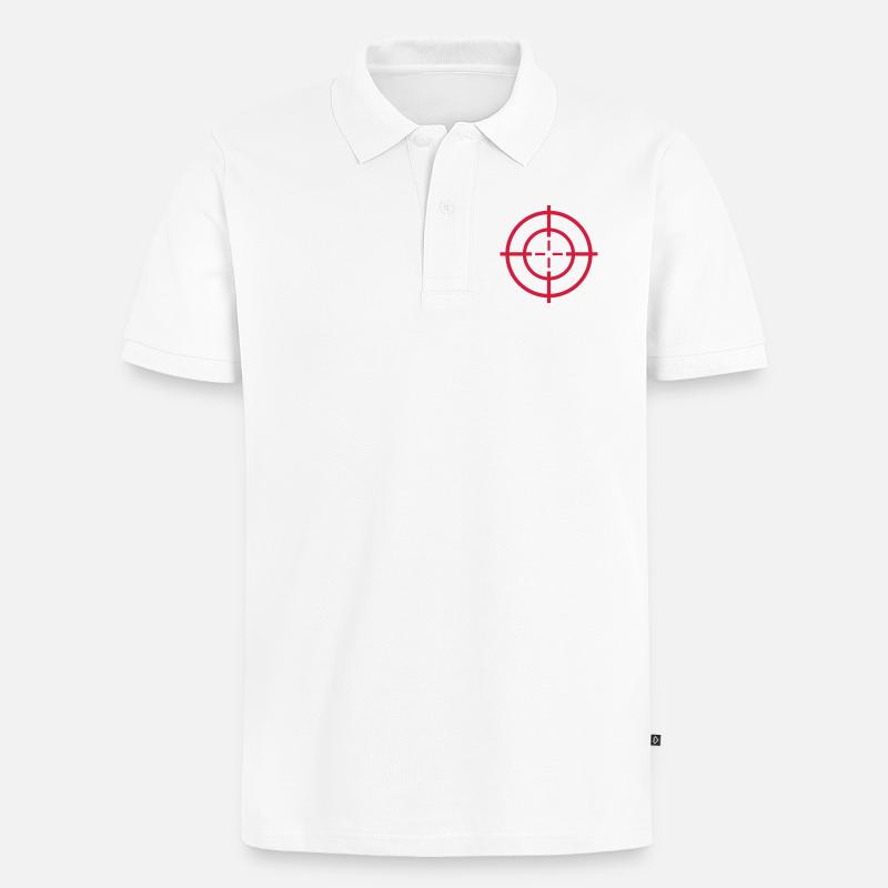 Réticule - Polo bio Premium Homme - blanc