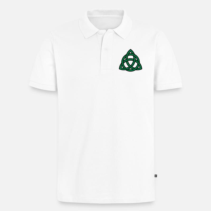 Celtic knot - Polo bio Premium Homme - blanc