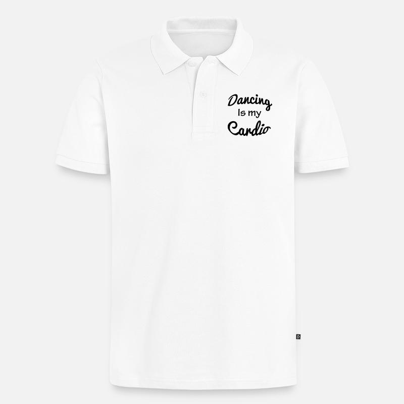 Dancing - Männer Premium Bio Polo Shirt - Weiß