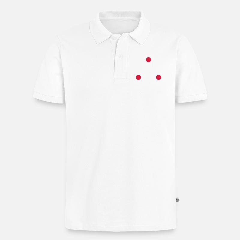 Predator Sight - Männer Premium Bio Polo Shirt - Weiß