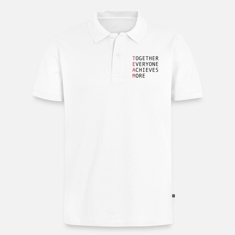 Équipe - Polo bio Premium Homme - blanc