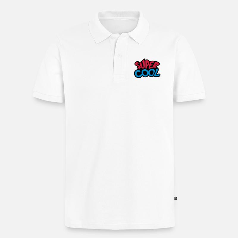 Super Cool - Polo bio Premium Homme - blanc