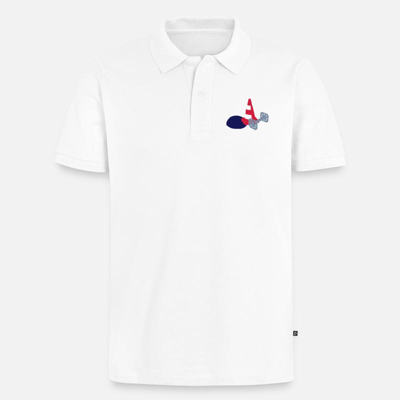 Accessoires d'obéissance - Polo bio Premium Homme - blanc