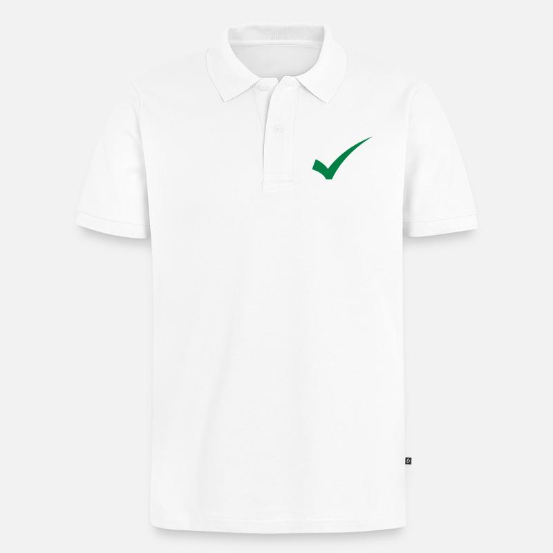 nick - Männer Premium Bio Polo Shirt - Weiß