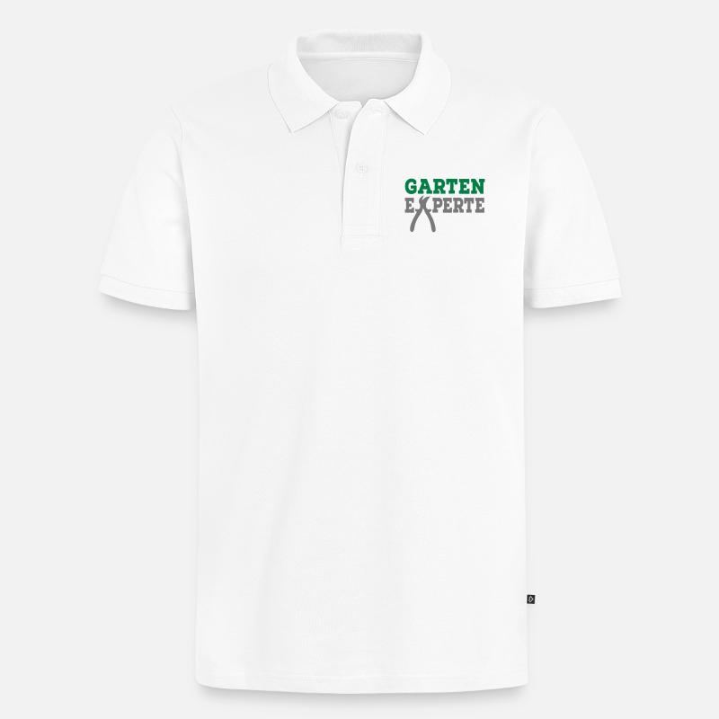 Expert jardin - Polo bio Premium Homme - blanc