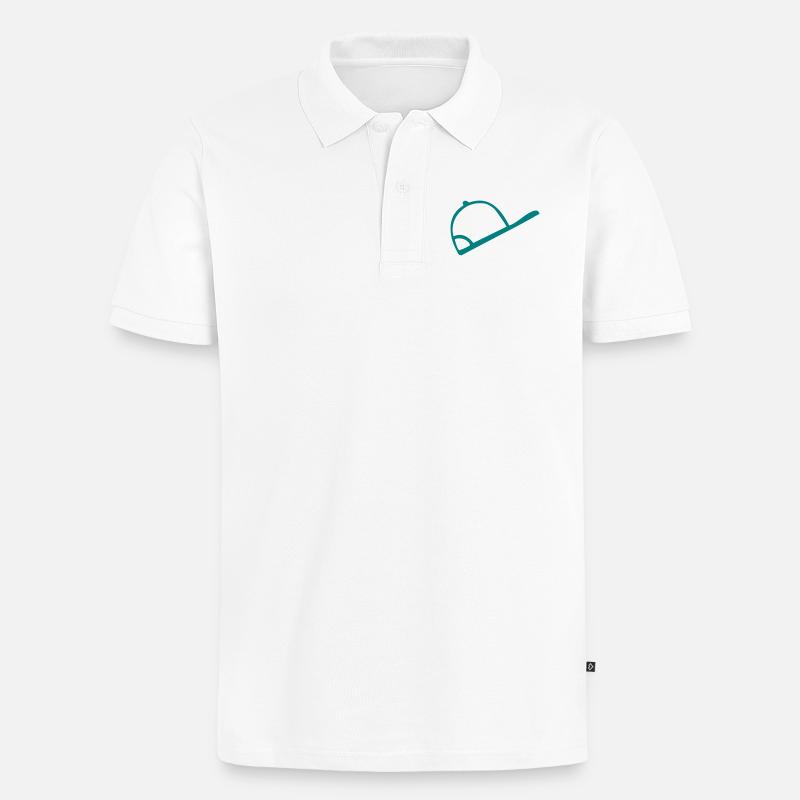 Cappy - Männer Premium Bio Polo Shirt - Weiß